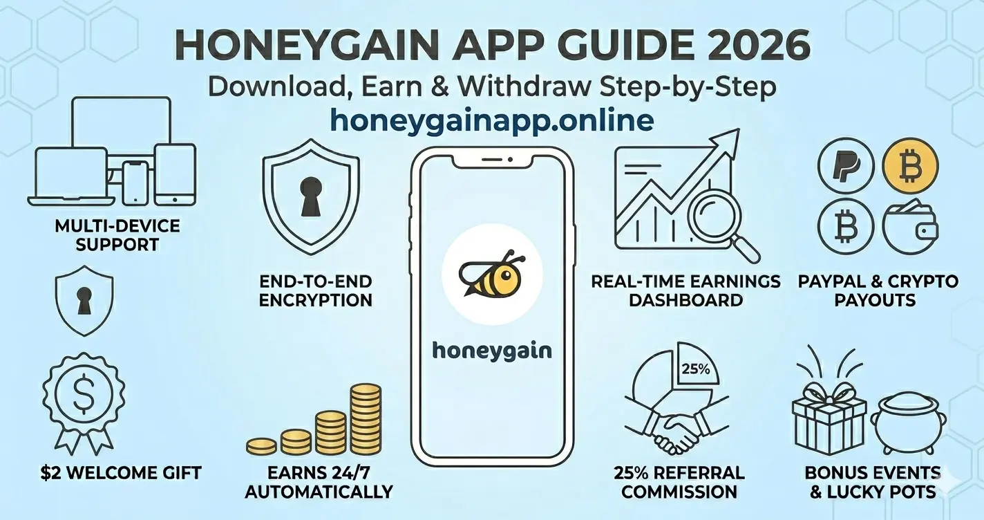 Honeygain से पैसे कमाएं 2026: 7 Proven तरीके जो आपकी Passive Income को Double करें!