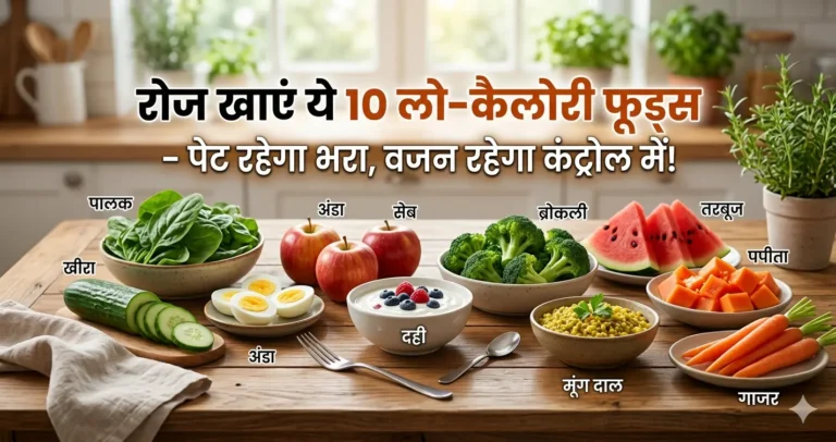 रोज खाएं ये 10 लो-कैलोरी फूड्स – पेट रहेगा भरा, वजन रहेगा कंट्रोल में!