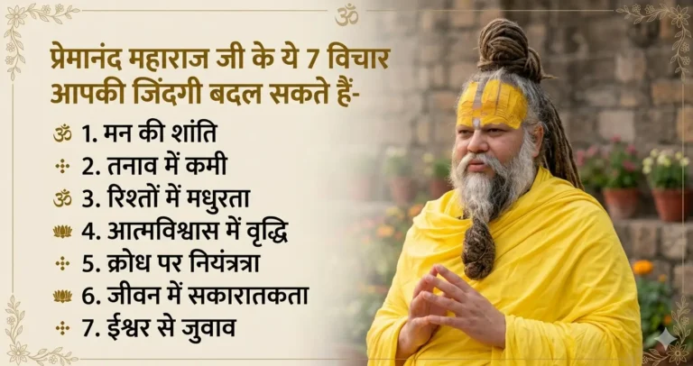 प्रेमानंद महाराज जी के ये 10 विचार आपकी जिंदगी बदल सकते हैं