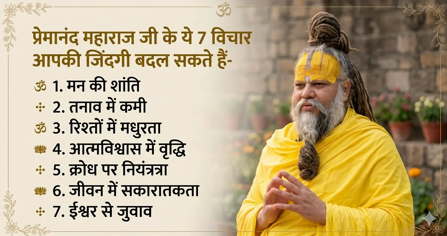 प्रेमानंद महाराज जी के ये 10 विचार आपकी जिंदगी बदल सकते हैं